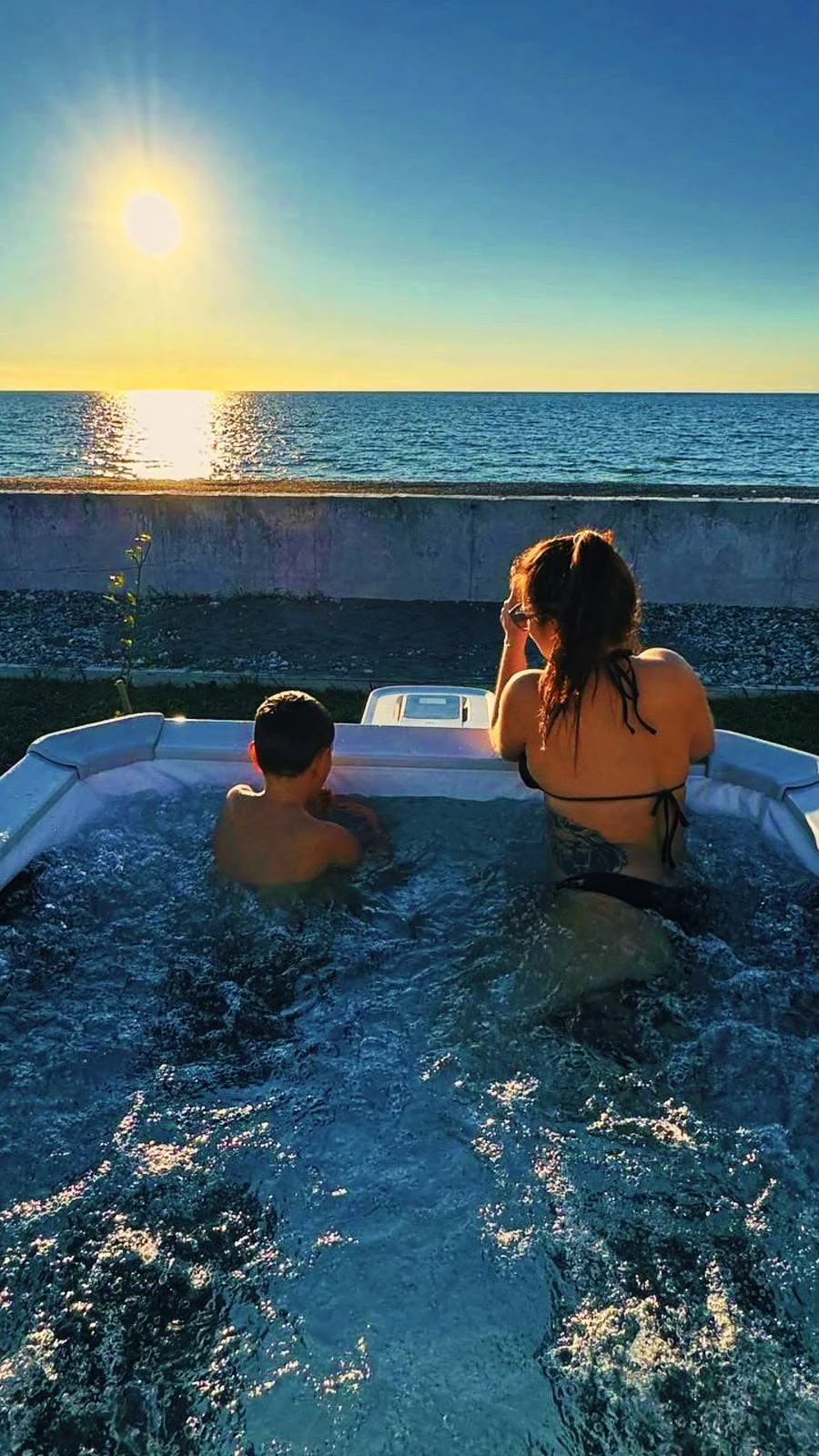 Джакузи с видом на море